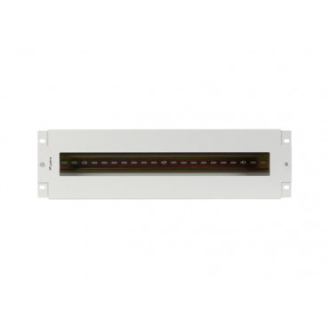 Lanberg 19" 3U Voltage Distrubution Panel with Din Rail TS-35 | Grey