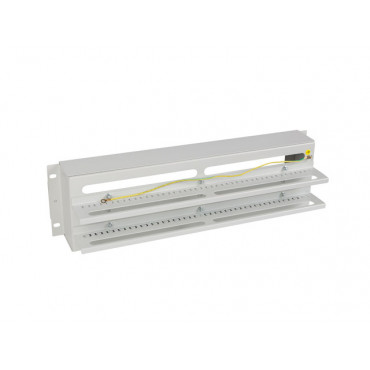 Lanberg 19" 3U Voltage Distrubution Panel with Din Rail TS-35 | Grey