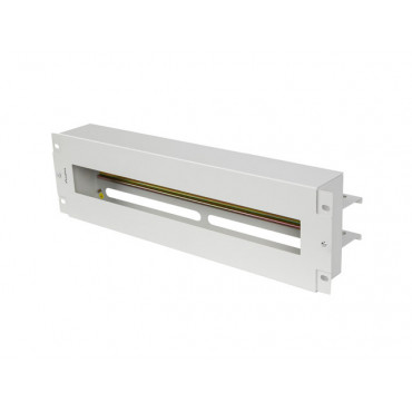 Lanberg 19" 3U Voltage Distrubution Panel with Din Rail TS-35 | Grey