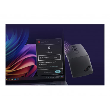 Lenovo ThinkPad Bluetooth Presenter Mouse (Aura Edition) | Wireless | Bluetooth | Thunder Grey