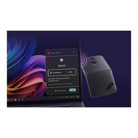 Lenovo ThinkPad Bluetooth Presenter Mouse (Aura Edition) | Wireless | Bluetooth | Thunder Grey