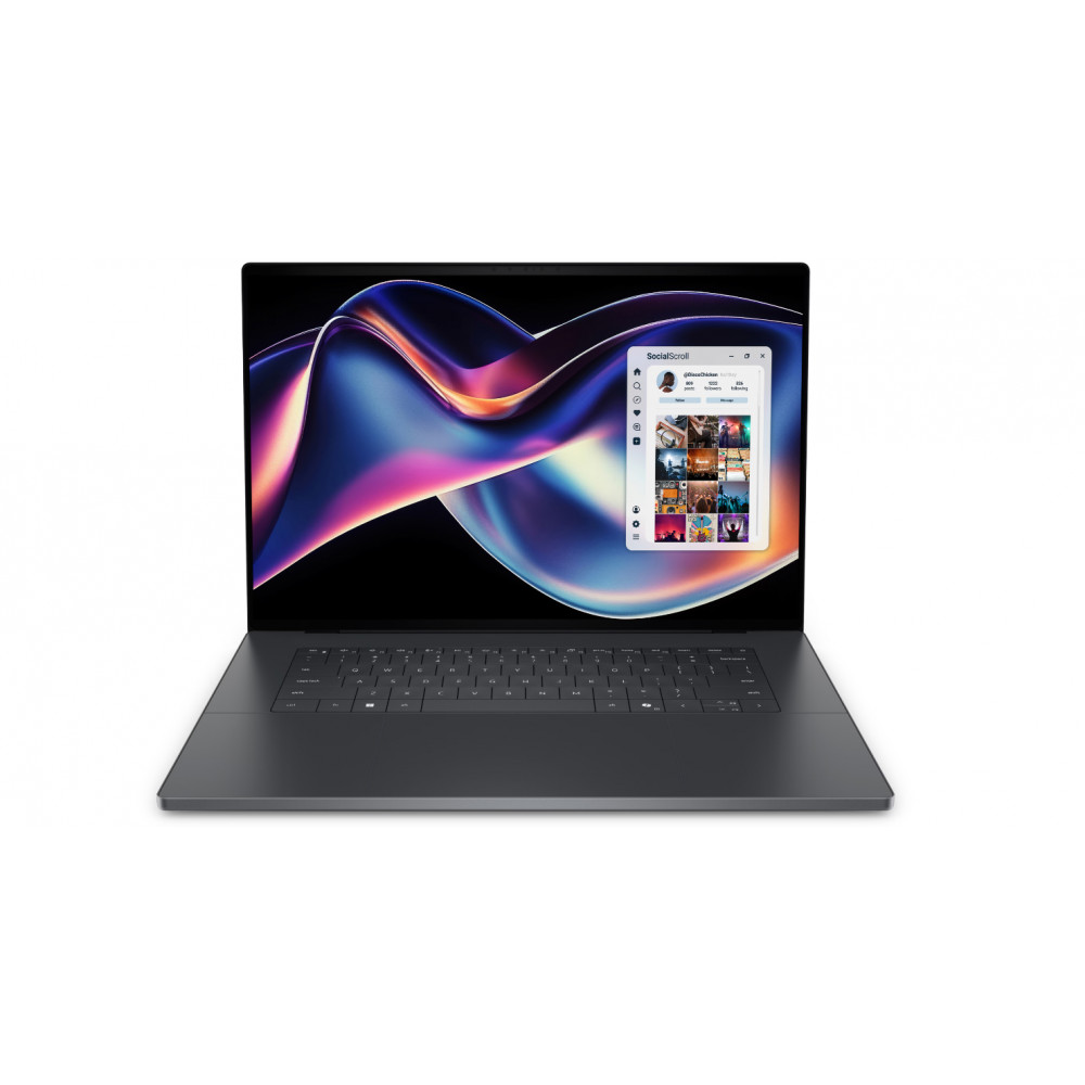 Dell XPS 16 DA16260 | Graphite | 16 " | OLED | Touchscreen | 3.2K | Intel Core Ultra X7 | 358H | 64 GB | LPDDR5x | Solid-state d