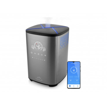 ETA Humidifier | Noble Smart 5629 90000 | 110 W | Water tank capacity 4 L | Suitable for rooms up to 50 m | Ultrasonic | Grey | 