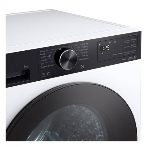 LG Dryer Machine | RHX5009TKB | Energy efficiency class Class B | Front loading | 9 kg | Digital | Heat pump | Depth 66 cm | Wi-