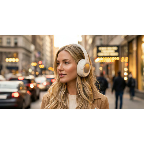 Muse Headphones | M-295 ANCW | Bluetooth | Over-Ear | Microphone | White | Noise canceling | Wireless