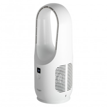 Adler Bladeless Rechargeable Fan | AD 7343 | Desk Fan | Diameter 14 cm | Number of speeds 3 | White