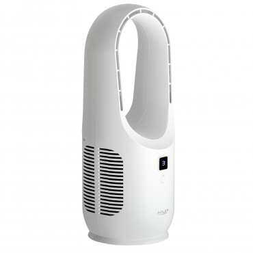 Adler Bladeless Rechargeable Fan | AD 7343 | Desk Fan | Diameter 14 cm | Number of speeds 3 | White