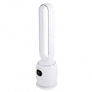 Adler Bladeless Fan | AD 7344 | Tower Fan | 60 W | Diameter 23 cm | Number of speeds 3 | Oscillation | Remote control | White