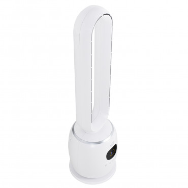 Adler Bladeless Fan | AD 7344 | Tower Fan | 60 W | Diameter 23 cm | Number of speeds 3 | Oscillation | Remote control | White
