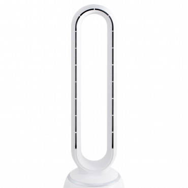 Adler Bladeless Fan | AD 7344 | Tower Fan | 60 W | Diameter 23 cm | Number of speeds 3 | Oscillation | Remote control | White