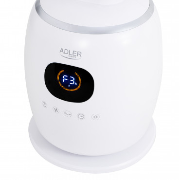 Adler Bladeless Fan | AD 7344 | Tower Fan | 60 W | Diameter 23 cm | Number of speeds 3 | Oscillation | Remote control | White