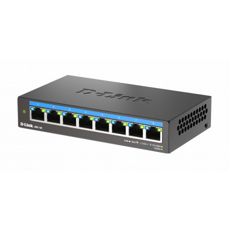 D-Link DMS-108/E | 8-Port 2.5G Multi-Gigabit Desktop Switch | Desktop | Unmanaged