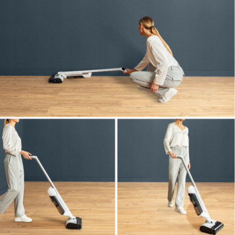 TEFAL Vacuum Cleaner | GF7540FO X-Clean 10 | Cordless operating | Stick | 200 W | 100-240 V | Operating time (max) 60 min | Whit