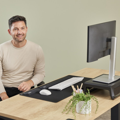 Fellowes | Breyta Palm Wrist Rest | Black
