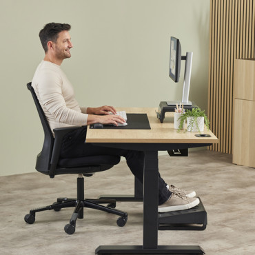 Fellowes | Breyta Palm Wrist Rest | Black