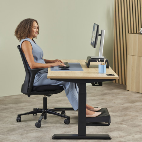 Fellowes | Breyta Palm Wrist Rest | Marine