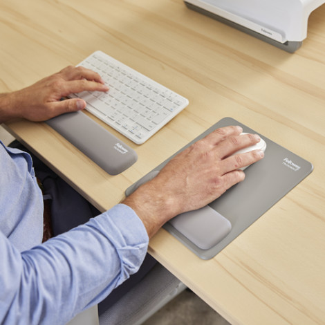 Fellowes | Breyta Compact Keyboard (TKL) Wrist Rest | Grey