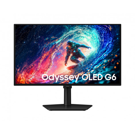 Samsung Odyssey OLED G6 G61SH | 27 " | OLED | QHD | 16:9 | 240 Hz | 0.03 ms | 2560 x 1440 pixels | 200 cd/m | HDMI ports quantit
