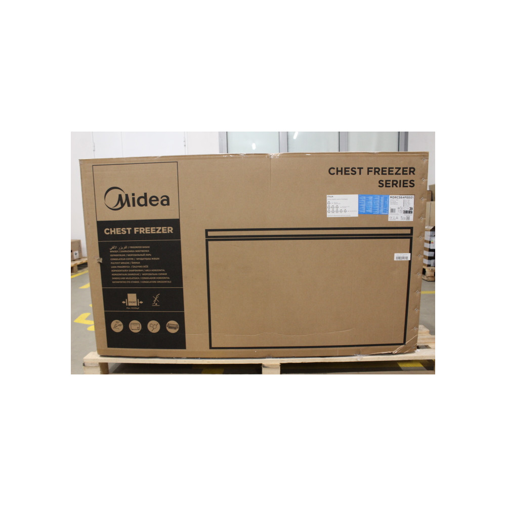SALE OUT. Midea Freezer | MDRC564FEE01 | Energy efficiency class E | Chest | Free standing | Height 82.5 cm | Total net capacity