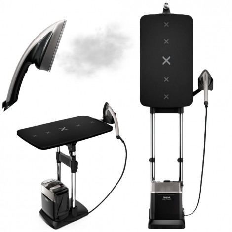 TEFAL All-in-One Garment Steamer | QT2028 | Stand Steamer | 2170 W | 100 g/min | 1.1 L | Premium Silver