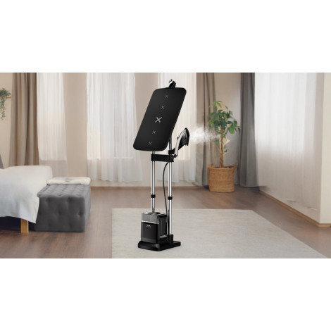 TEFAL All-in-One Garment Steamer | QT2028 | Stand Steamer | 2170 W | 100 g/min | 1.1 L | Premium Silver