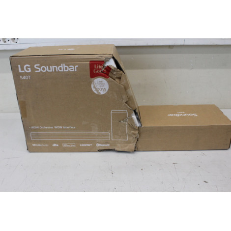 SALE OUT. LG Soundbar S40T for TV 2.1 ch. with Bluetooth | LG Soundbar 2.1 Channel Sound System | S40T | 27 " | IPS | FHD | 16:9
