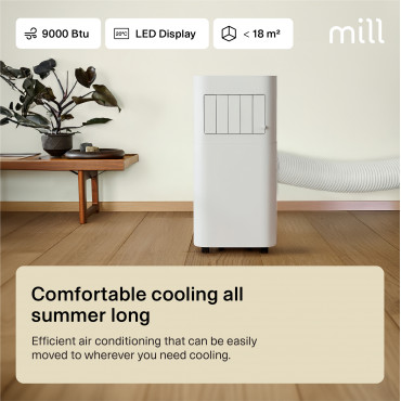 Mill MPAC9000 Air Conditioner 9000 BTU, For rooms up to 18 m