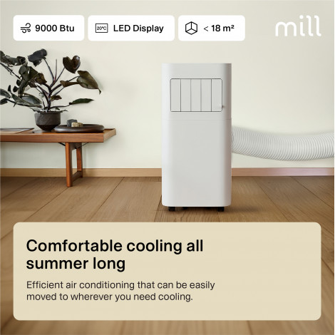Mill MPAC9000 Air Conditioner 9000 BTU, For rooms up to 18 m