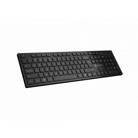 Natec Keyboard, Slim, US, Wiress, Black | Natec