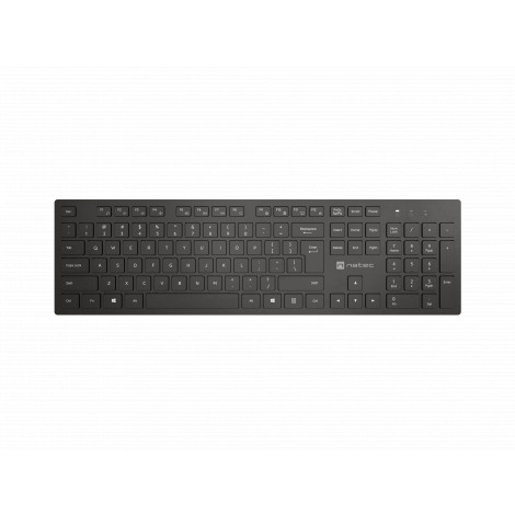 Natec Keyboard, Slim, US, Wiress, Black | Natec