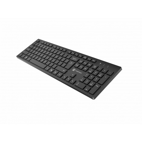 Natec Keyboard, Slim, US, Wiress, Black | Natec
