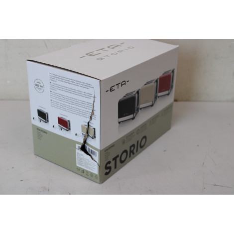 SALE OUT. ETA ETA916690040 STORIO Toaster, Power 930 W, 2 slots, Stainless steel, Beige | ETA Storio Toaster | ETA916690040 | Po