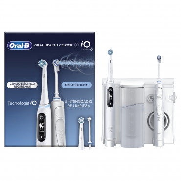 Oral-B Electric Toothbrush | iO6 & OxyJet | Rechargeable | For adults | Number of brush heads included 2 | Number of teeth brush