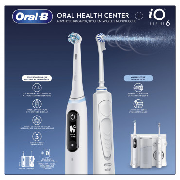 Oral-B Electric Toothbrush | iO6 & OxyJet | Rechargeable | For adults | Number of brush heads included 2 | Number of teeth brush