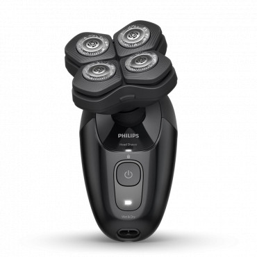 Philips Head Shaver | Pro 5000 Series HS5980/15 | Operating time (max) 60 min | Wet & Dry | Lithium | Deep Black