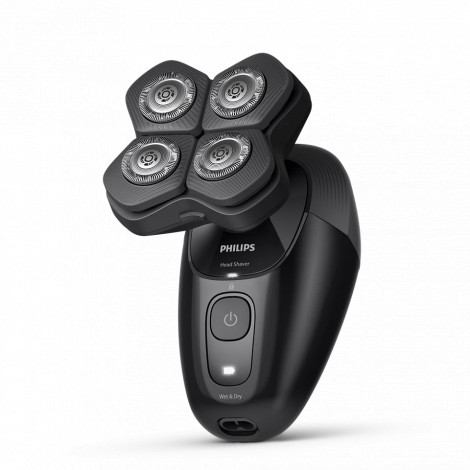 Philips Head Shaver | Pro 5000 Series HS5980/15 | Operating time (max) 60 min | Wet & Dry | Lithium | Deep Black