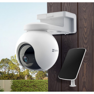 EZVIZ | CS-EB8 4G battery-powered outdoor PT camera with solar panel (4K, 8MP, IP65)