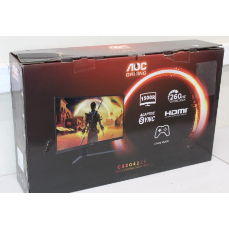 AOC SALE OUT. C32G42ZE | 31.5 " | VA | FHD | 16:9 | 260 Hz | 4 ms | 1920 x 1080 pixels | 300 cd/m | HDMI ports quantity 1 | Blac