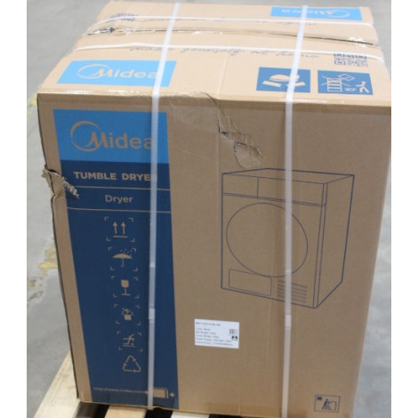 SALE OUT. Midea Dryer | MD110H70/W-HR | Energy efficiency class E | Front loading | 7 kg | LED | Depth 60 cm | White | DAMAGED P