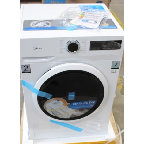 SALE OUT. Midea Dryer | MD110H70/W-HR | Energy efficiency class E | Front loading | 7 kg | LED | Depth 60 cm | White | DAMAGED P