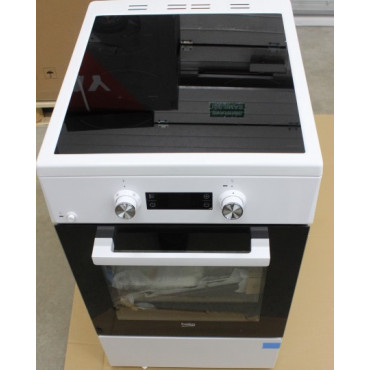 SALE OUT. Beko FSM59305WDT Cooker, Induction, A, Width 50 cm, White | BEKO Cooker | FSM59305WDT | Hob type Induction | Oven type