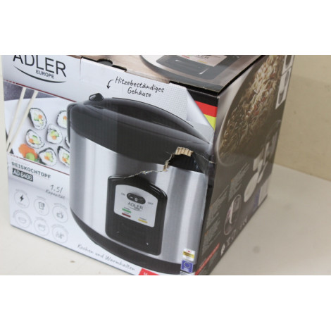 SALE OUT. Adler | AD 6406 | 1000 W | Black, Stainless steel | DAMAGED PACKAGING, SCRATCHES ON TOP