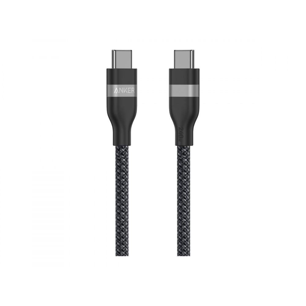 Anker | Anker USB C to USB C 240W Upcycled-Braided Fast Charging Cable A82E2 | A82E2H12