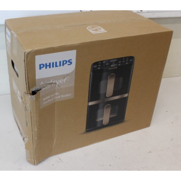 SALE OUT. Philips Dual Basket Airfryer | NA462/70 4000 Series | Power 2750 W | Capacity 10 L | Rapid Air technology | Black | DA