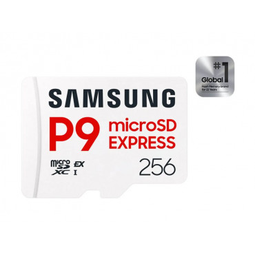 Samsung P9 Express | MicroSD Card | 256 GB | microSDXC | Flash memory class U3, V30, A1