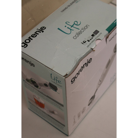 SALE OUT. Gorenje Hand Blender | HBC804QW | Hand Blender | 800 W | Jar capacity 0.5 L | White | DAMAGED PACKAGING