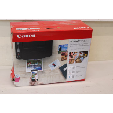 SALE OUT. Canon PIXMA TS3750I | Inkjet | Colour | Multicunction Printer | A4 | Wi-Fi | Black | DAMAGED PACKAGING