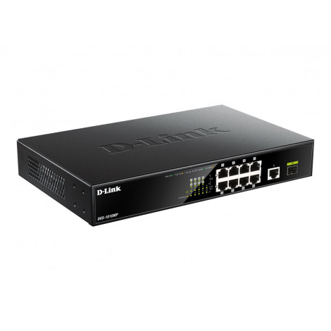 D-Link | 10 Gigabit port Switch with PoE | DGS-1010MP | Unmanaged | Desktop / Rackmount | Gigabit Ethernet (copper) ports quanti