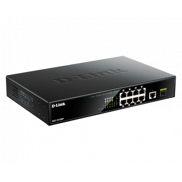 D-Link | 10 Gigabit port Switch with PoE | DGS-1010MP | Unmanaged | Desktop / Rackmount | Gigabit Ethernet (copper) ports quanti