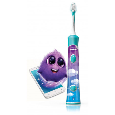 Philips | Sonic Electric toothbrush | HX6322/04 | Rechargeable | For kids | Number of brush heads included 2 | Number of teeth b